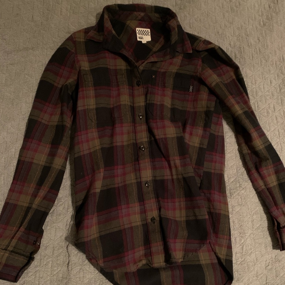 Plaid button up